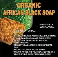 ORGANIC AFRICAN BLACK SOAP 16 OZ